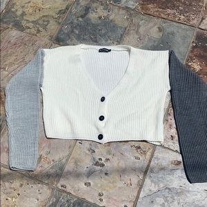 Pretty Little Thing Cropped Cable Knit Sweater